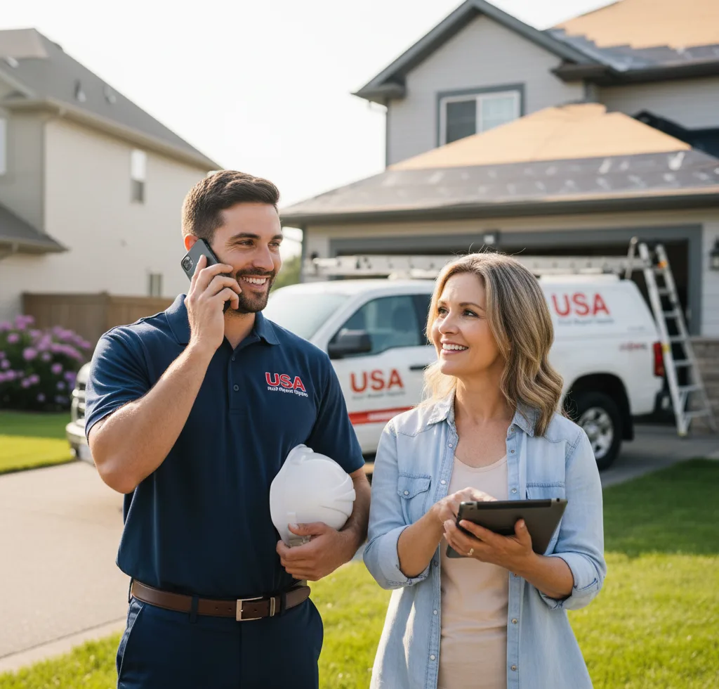 USA Roof Repair Experts customer support in Manassas